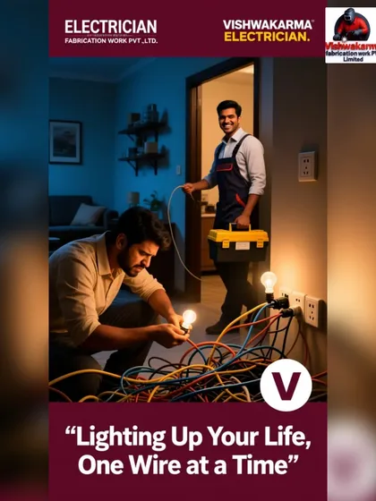 Electrical problems need a professional. I handle all types of electrical work, from fixing faulty wiring to installing new light fixtures and power outlets safely and correctly.